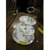 Image 1 : ROYAL ALBERT WHITE DOGWOOD 3 TIER SERVING TRAY