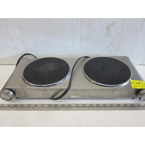 2 BURNER STAINLESS SALTON PLATE
