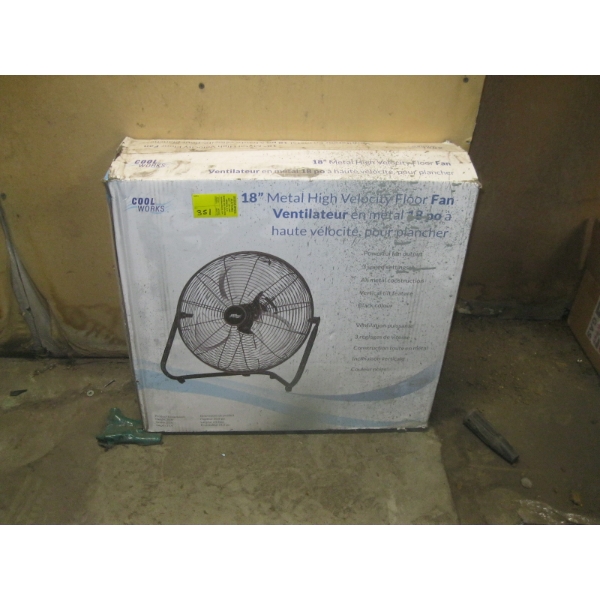 18" FLOOR FAN