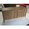 Image 1 : 3 DRAWER SINGLE DOOR SIDEBOARD CABINET - NEEDS TO BE ASSEMBLED
