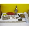 Image 4 : 2 CONTAINERS OF MISC. OIL LANTERN, KEYCHAINS, CONDIMENT SET, ETC.