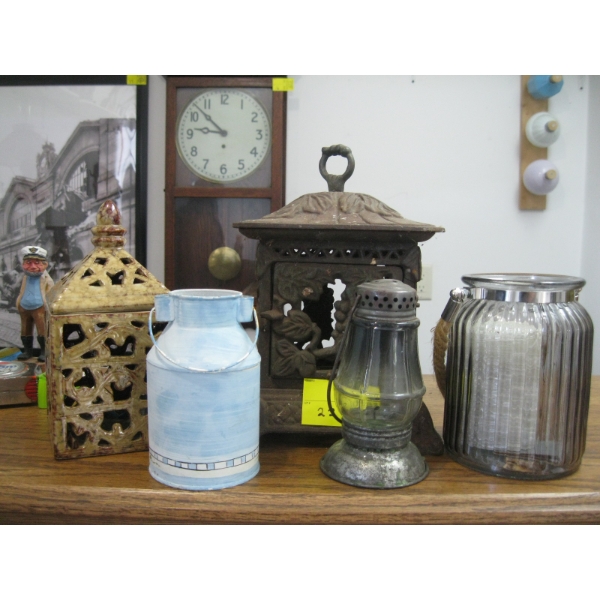 5 CANDLEHOLDERS