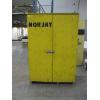 Image 1 : YELLOW 2 DOOR STORAGE CABINET