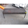 Image 1 : WICKER LOOK BENCH