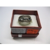 Image 2 : LADIES .925 SILVER RING W/MULTI STONES, 9G - SZ 8