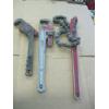 Image 1 : ALUMINUM PIPE WRENCH & 2 MULTI PIPE WRENCHES