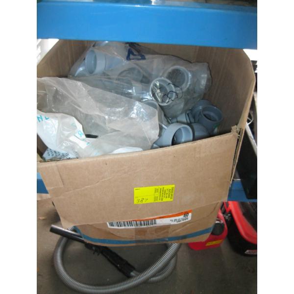 BIN W/ASST. PVC PIPE FITTINGS