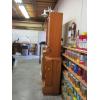 Image 5 : LG. GLASS DOORED DISPLAY CABINET W/TURNING SIDE CABINETS