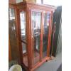 Image 2 : GLASS DISPLAY CABINET W/MIRRORED BACK