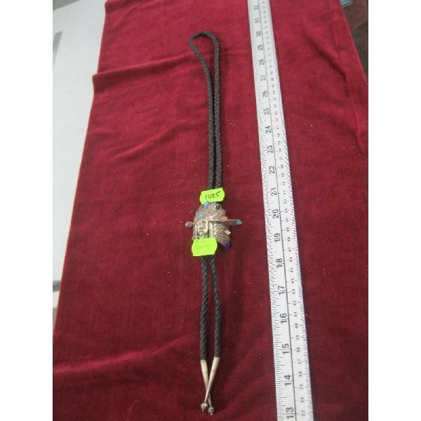 NAVAJO BOLO TIE W/CHIEF HEADDRESS