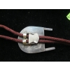 Image 3 : NAVAJO BOLO TIE, SILVER & TURQUOISE