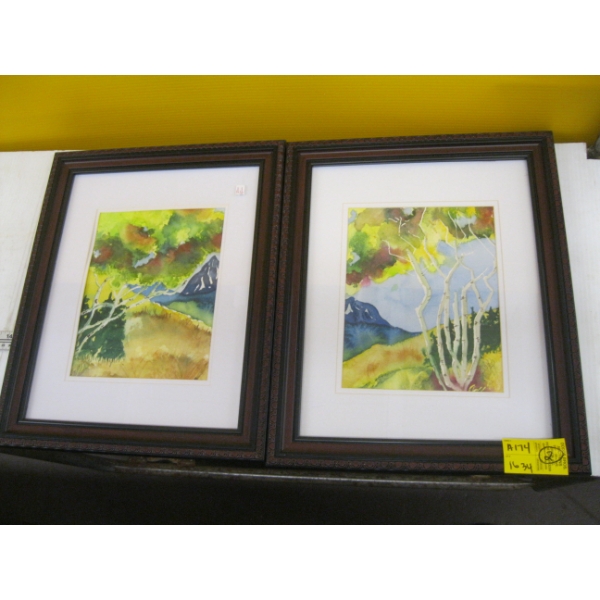 PAIR OF ORIGINAL PAINTINGS BY C. DODDS