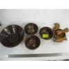 Image 1 : MORTAR & PESTLE & SALAD BOWL SET