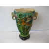 Image 1 : CARVED URN ON WOOD STAND