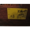 Image 4 : LEADED GLASS DOORED CABINET  W/KEY - MOUNTED ON WALL