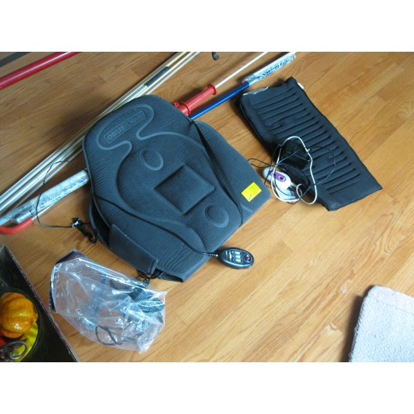 ELECTRIC MASSAGE PAD & ORBIS MASSAGE CUSHION