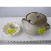 Image 1 : CERAMIC POT W/LADLE & BUNNYKINS BOWL W/SPOON