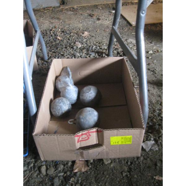 5 DOWNRIGGER WEIGHTS