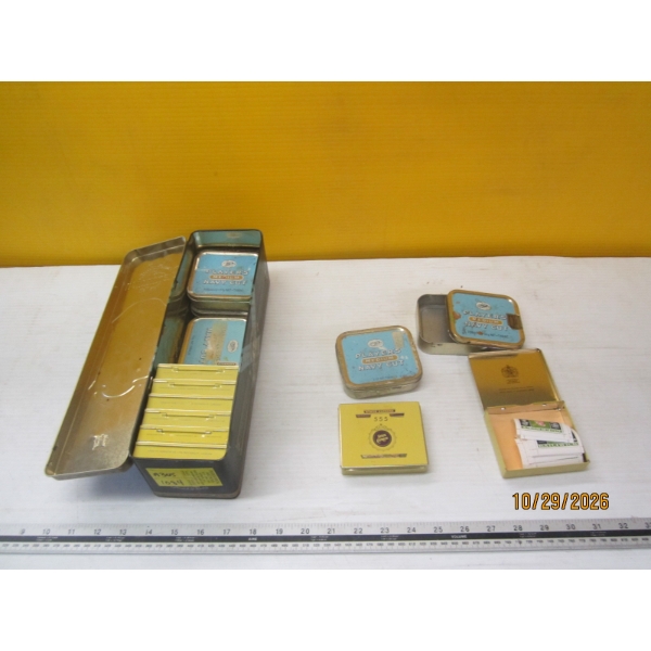 ASST. METAL CIGARETTE TINS