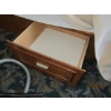Image 2 : BED W/WOODEN BEDFRAME W/DRAWERS - CAPTAIN'S BED