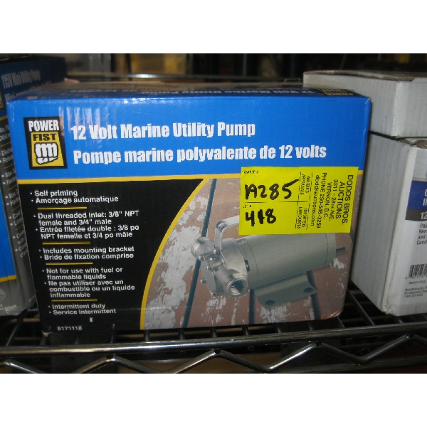 12V MARINE UTILITY PUMP