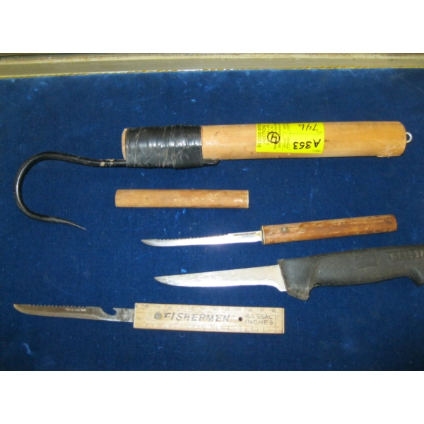 FISHING GAFF & FISHING KNIVES