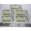 Image 1 : 5 - 1973 CDN $1 BILLS