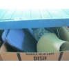 Image 5 : LG. LOT OF MISC. BLANKETS, SUITCASE, LAMPSHADES, ETC.