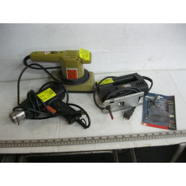 HEAT GUN, JIGSAW & SANDER