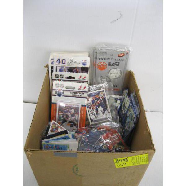 ASST. HOCKEY CARDS, TOKENS, ETC.