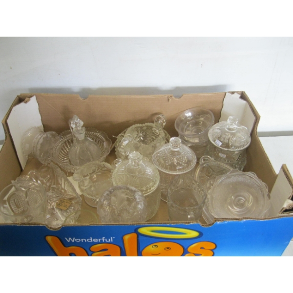 ASST. VINTAGE GLASSWARE