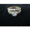 Image 6 : LADIES 14KT DIAMOND RING (SET SOLDERED), SZ 6