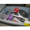 Image 3 : 2 BINS OF MISC: TIMER SWITCH, WEATHER STRIPPING, ETC.