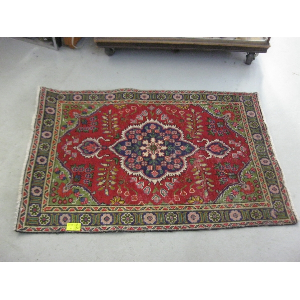 HAND KNOTTED PERSIAN CARPET, APPROX. 3X5