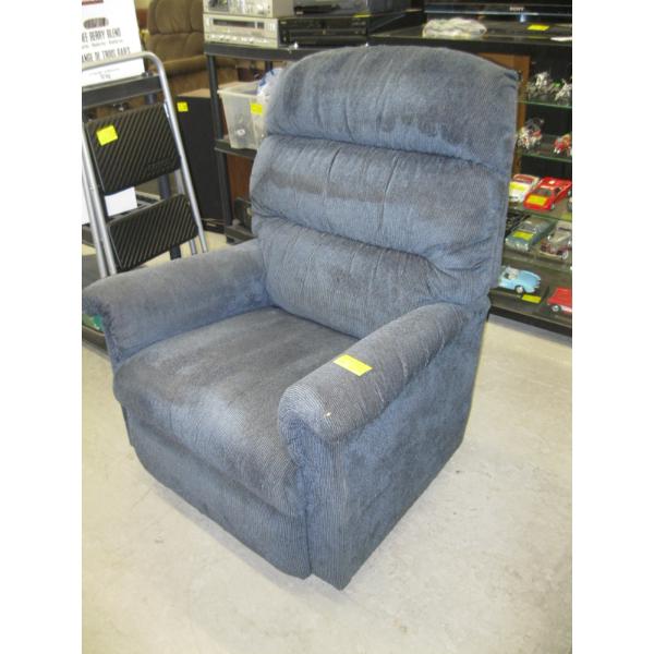 LAZYBOY BLUE RECLINER