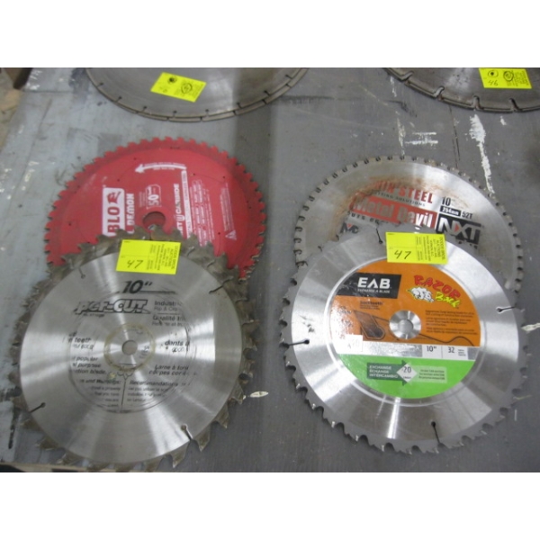 7 - 10" SAW BLADES