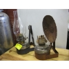 Image 1 : 2 WALL MOUNT W/HOLDERS OIL LAMPS