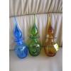 Image 1 : 3 GLASS MCM SM. BLENKO DECANTERS