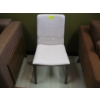 Image 1 : LIGHT COLORED WOOD FRAMED UPHOLSTERED DINING CHAIR