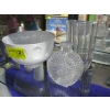 Image 1 : 2 FINNISH (IITTALA) GLASS VASES & WHITE BOWL