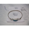 Image 2 : STERLING SILVER (.925) BRACELET W/TURQUOISE STONE, 20G