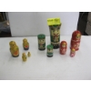 Image 1 : 3 WOODEN NESTING DOLL SETS
