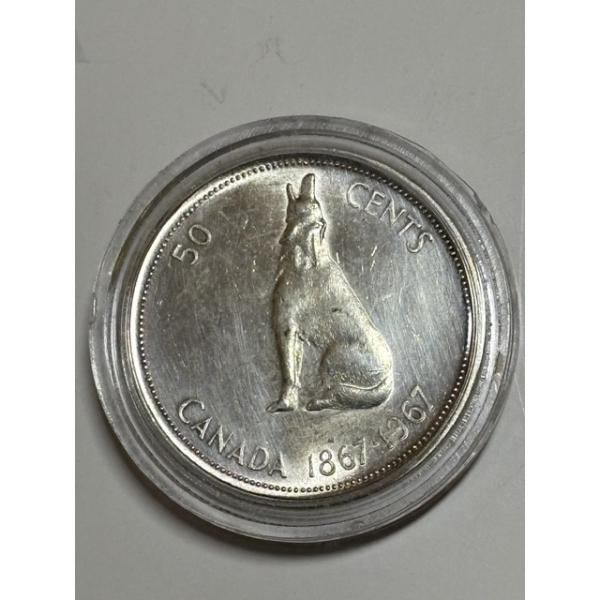 1967 CDN 50 CENT COIN