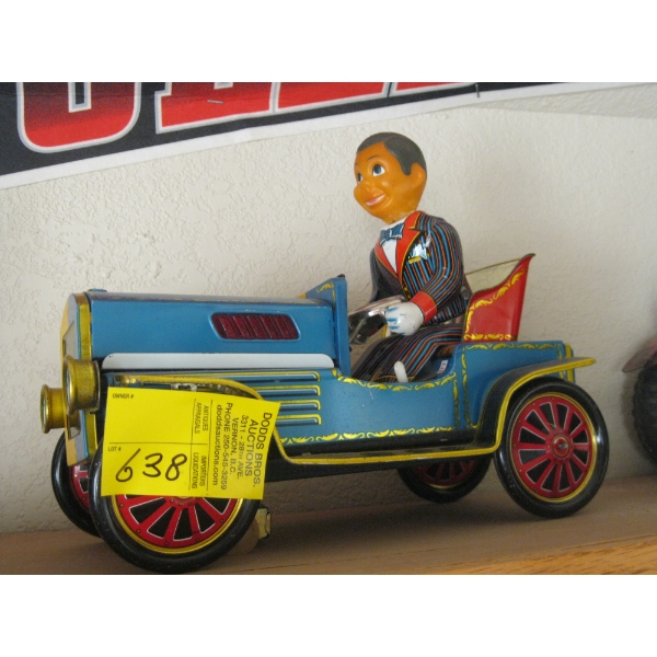 TIN BATTERY OPERATED CAR