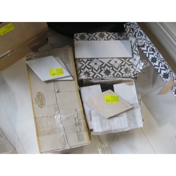 3 BOXES OF MISC. TILE