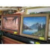 Image 1 : ORIGINAL OIL PAINTING & A METAL ART LAST SUPPER PICTURE