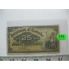 Image 1 : 1900 DOMINION OF CANADA CDN SHINPLASTER 25 CENT BILL