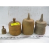 Image 1 : 4 WOODEN BUTTER MOLDS