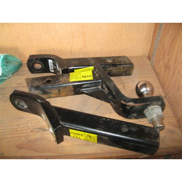 3 TRAILER HITCHES - 1 W/BALL