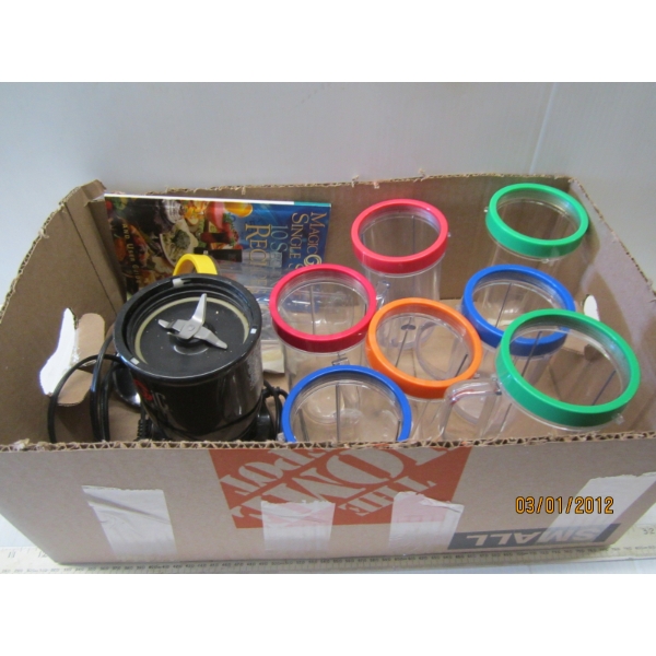 MAGIC BULLET W/CUPS, BOOK